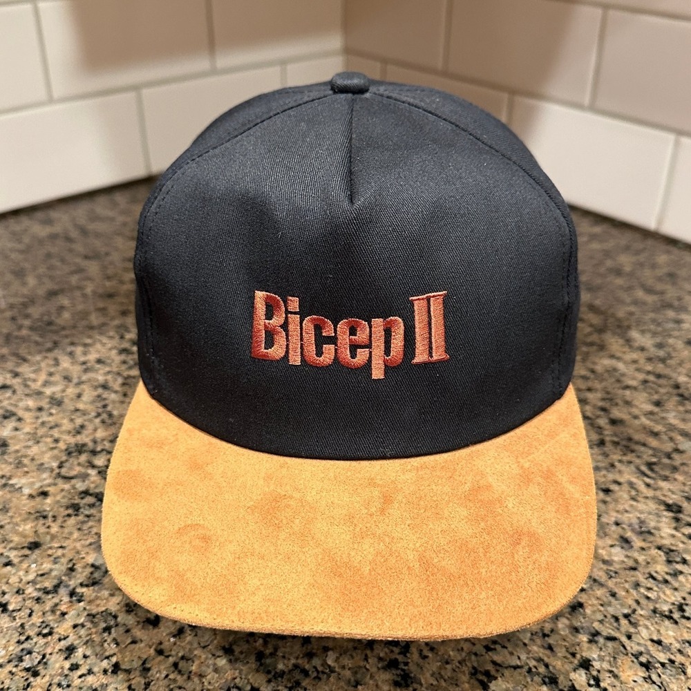 Vtg 90s Bicep II Farm‎ Agriculture Herbicide K-Products Snapback Hat Made USA